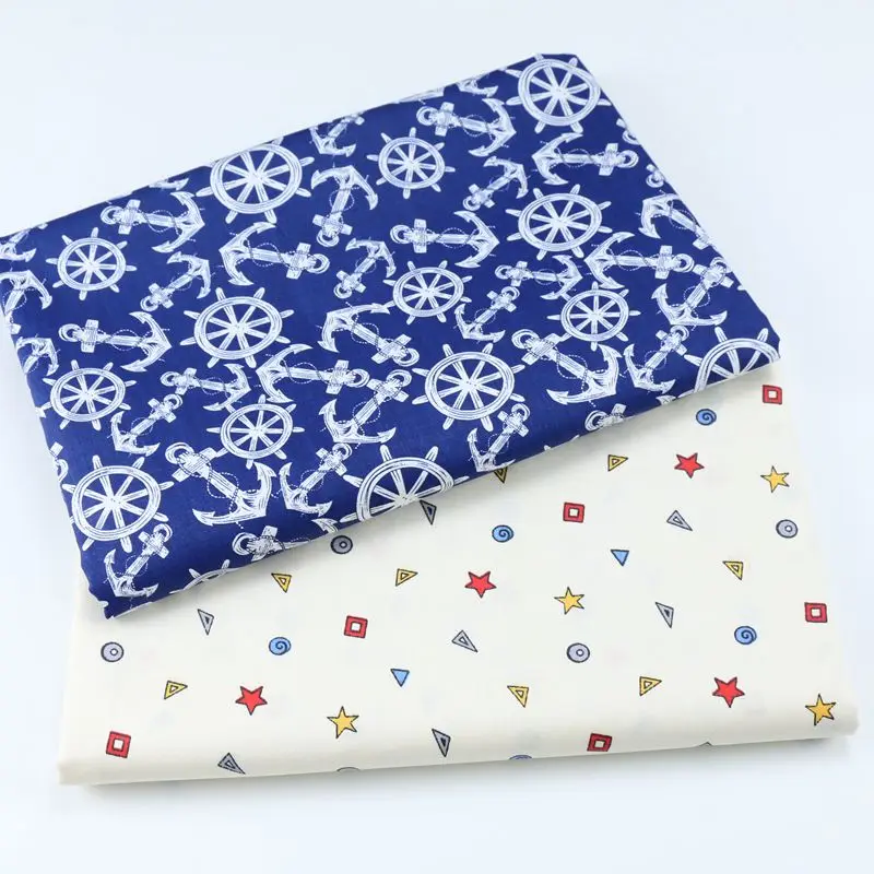 Стеганое детское одеяло с рисунком якоря из мультфильма одежда хлопка и твила