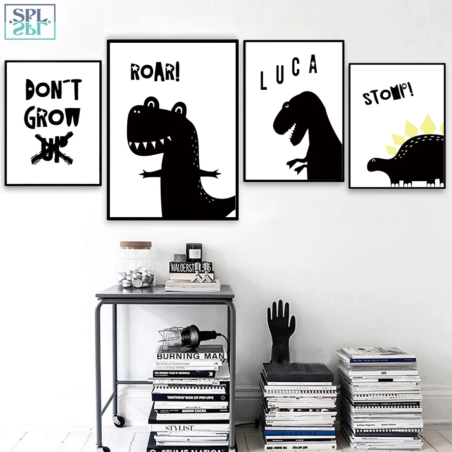 SPLSPL черно белые картины на холсте с принтами скандинавские плакаты настенные