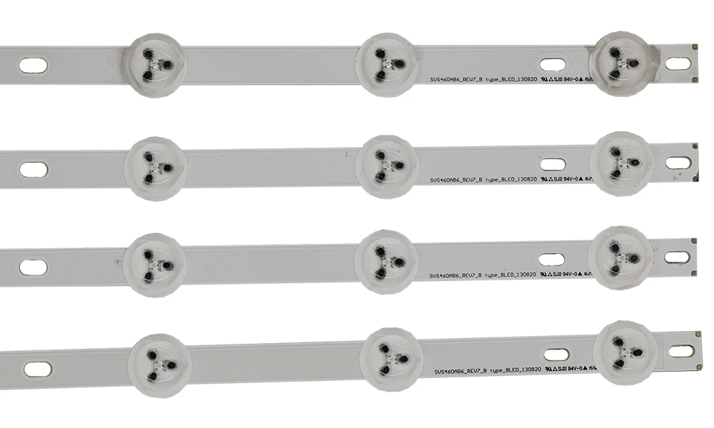 4pcs Genuine LED TV Backlight Strip Bar For SVS460AB6_REV7_B type_8LED_130820 Length 54.3cm 8 LEDs | Лампы и освещение