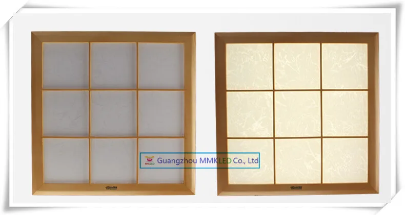 Деревянная Светодиодная потолочная лампа в японском стиле татами с крышкой из