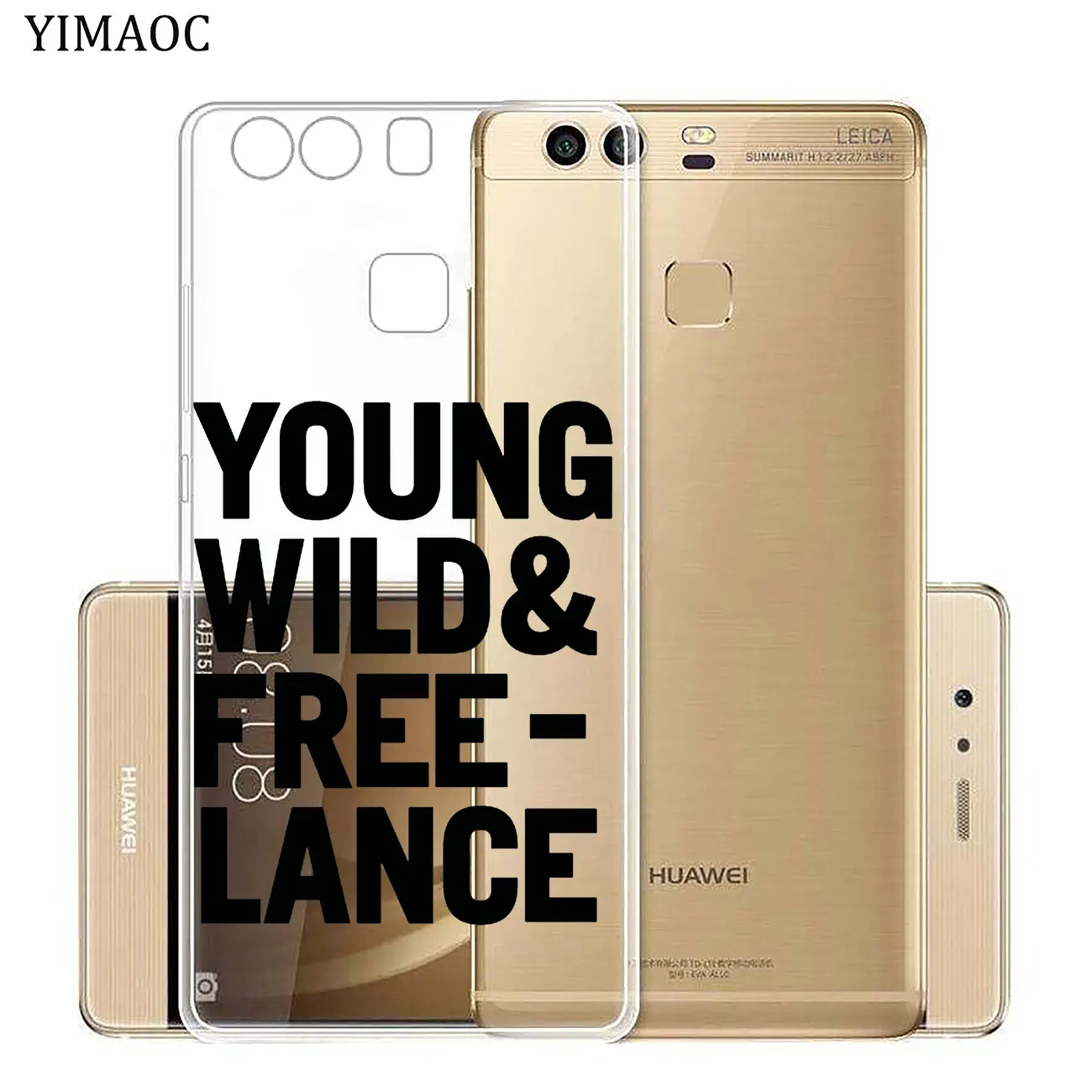 Мягкий силиконовый чехол YIMAOC Young Wild Freelance и Free для Huawei P30 P20 Pro P10 P8 P9 Lite 2017 2016 2015 P smart Z