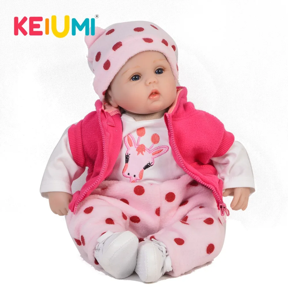 Мода 17 &quotReborn Baby Doll силиконовый сенсорный мягкий новорожденный ребенок Куклы