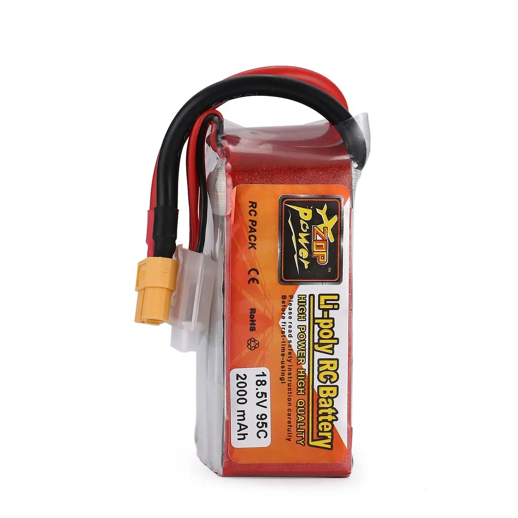 ZOP Power18.5V 1500 мАч 100C/2000 95C 5S 1 P Lipo Батарея XT60 Plug Перезаряжаемые для RC гоночный drone