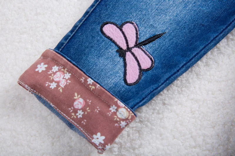 Комбинезон NYSRFZ джинсовый детский брюки со стрекозой для мальчиков и девочек