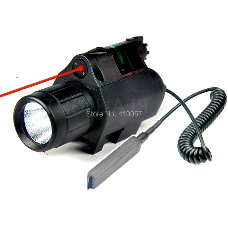 Компактный кри тактический фонарь и Red dot лазерный прицел комбо уивер Picatinny для
