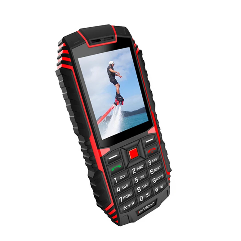 Ioutside T1 2G функция прочный для мобильного телефона IP68 Водонепроницаемый телефон FM GSM sim-карта светодиодный фонарик 2MP русская клавиатура мобильный телефон