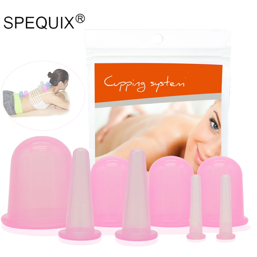 8 шт./лот новинка набор силиконовых чашек для всего тела вакуумные