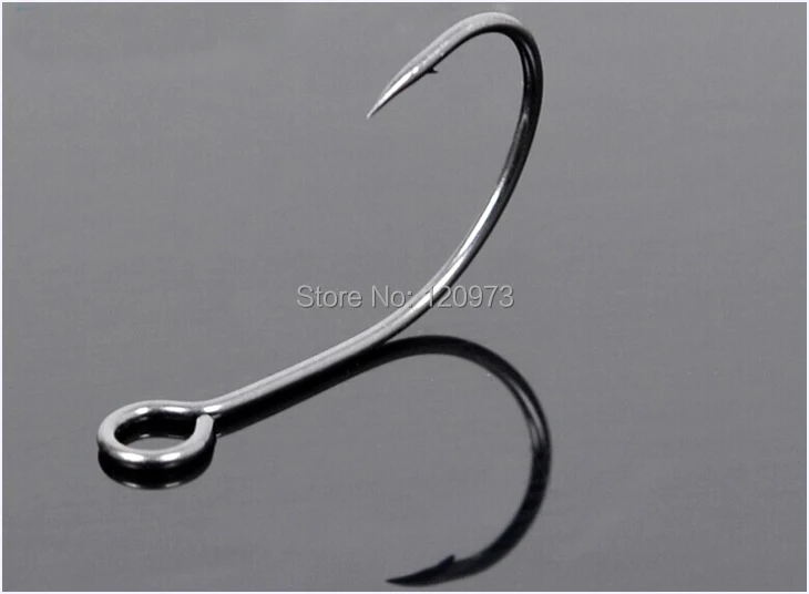 (50 шт./лот) Большие Крючки из высокоуглеродистой нержавеющей стали рыболовный