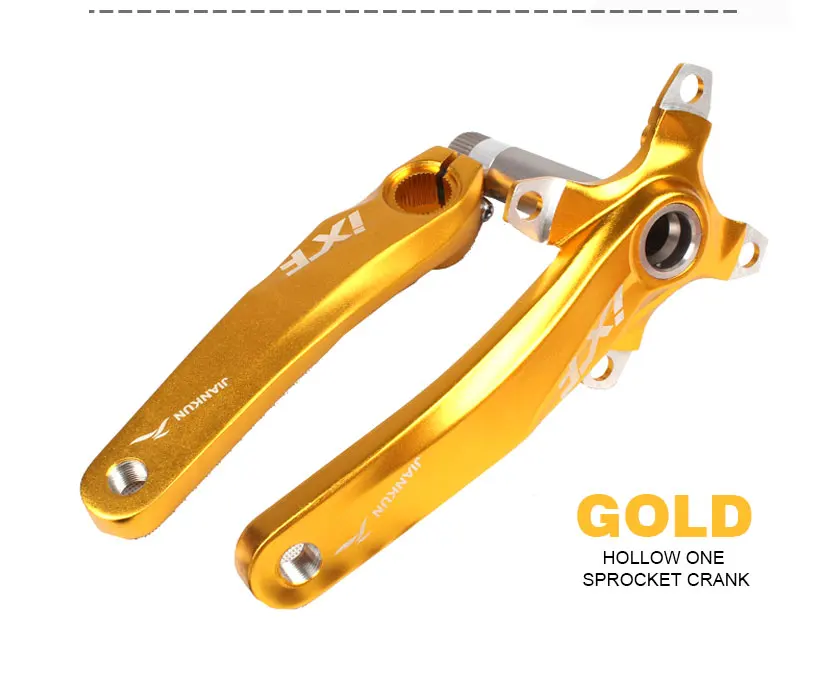 Велосипедный кривошипный набор IXF 104 BCD CNC Untralight кривошипный рычаг MTB/дорожный велосипедный шатун с BB кривошипно для велосипедных аксессуаров части велосипеда