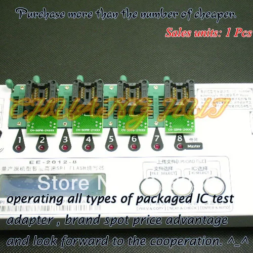 SOP8 for SPI-FLASH Programmer Adapter 24XXX eeprom flash Adapter 150mil OTS-16-03