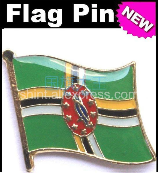 

Lapel Pins Dominica Flag Pins All Over The World Badge Emblem Country State Pins