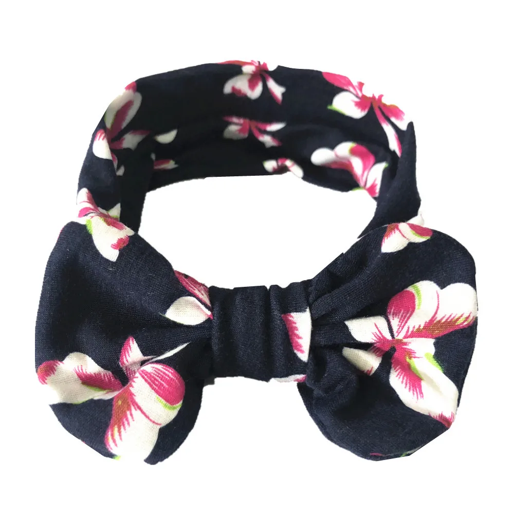1 шт. бант печать Цветы Многоцветный Бохо Девушки головная повязка вечеринка по