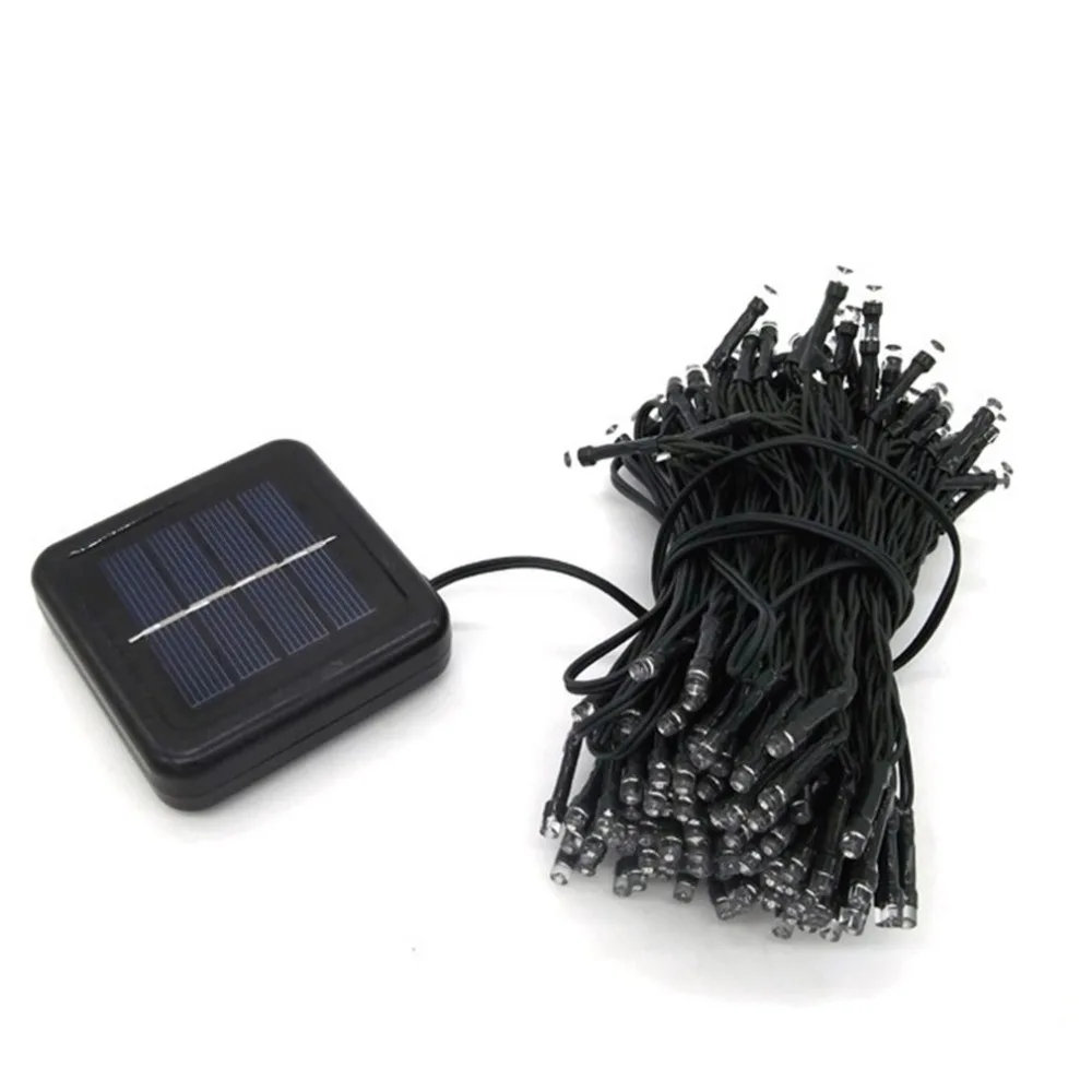 LED String Light with Solar Panel Waterproof Outdoor Christmas Decor Festival Fairy for Wedding Party | Лампы и освещение