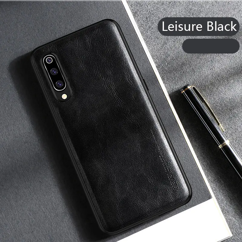 Black X-Level винтажный Чехол для Xiaomi mi 9 Pro/mi 9 SE Ретро X Level Матовый кожаный Задний защитный чехол - Цвет: Black