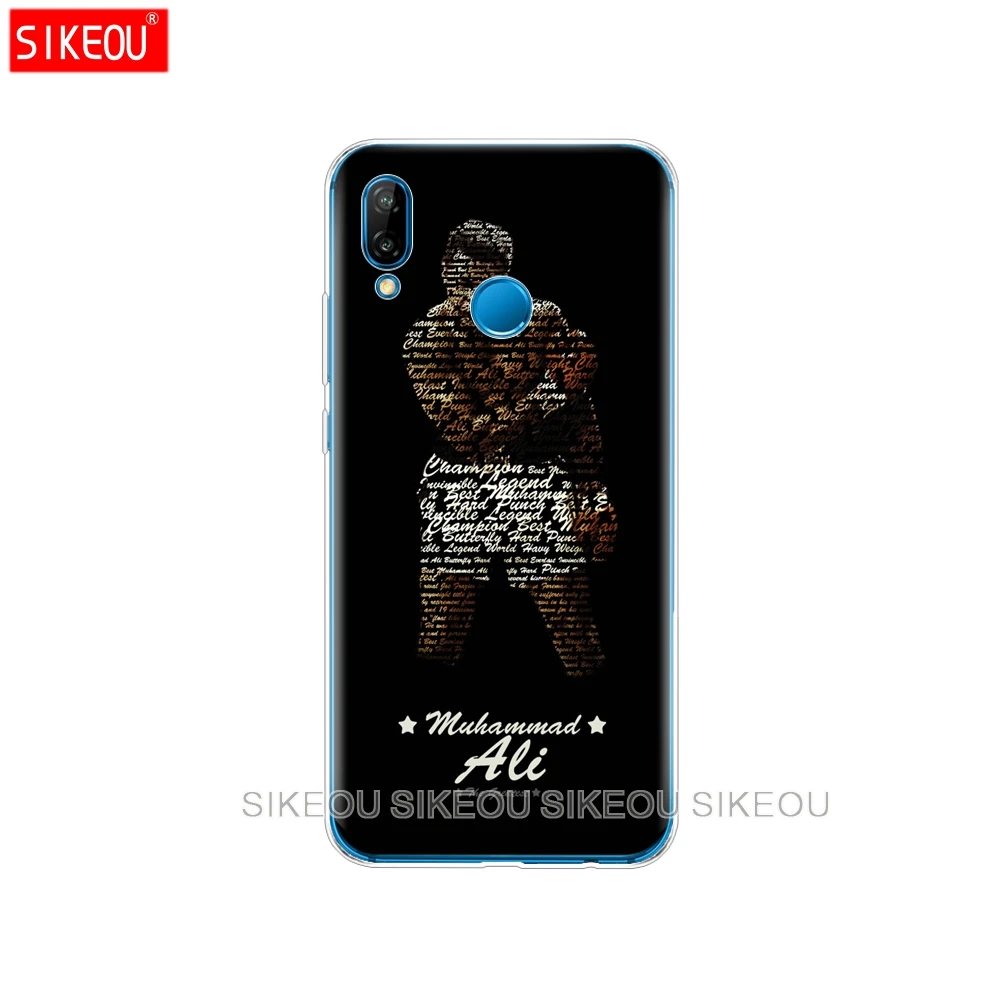 Силиконовый чехол для телефона Huawei P20 P7 P8 P9 P10 Lite Plus Pro 2017 p smart 2018 Muhammad Ali boxing champion |