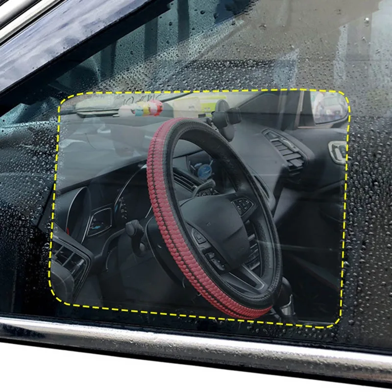 Car Rearview Mirror Glass Film Waterproof Anti-Fog Rain-Proof Window Membrane
