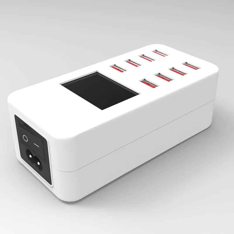 Зарядное устройство USB 8 портов usb зарядное светодиодный дисплей Быстрая зарядка