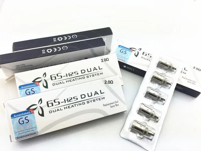 20 шт./лот оригинальные GS H2S запасные части для электронных сигарет атомайзер