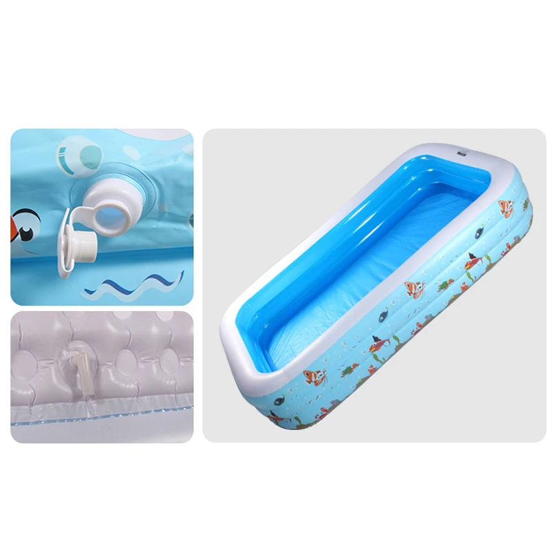 3 большой надувной бассейн для купания Детская портативная уличная ванна