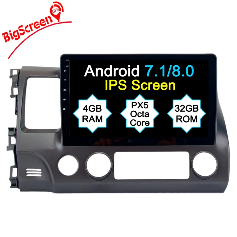 10 1 &quotновейший Android 7 2007 Восьмиядерный Автомобильный плеер стерео GPS-навигатор для