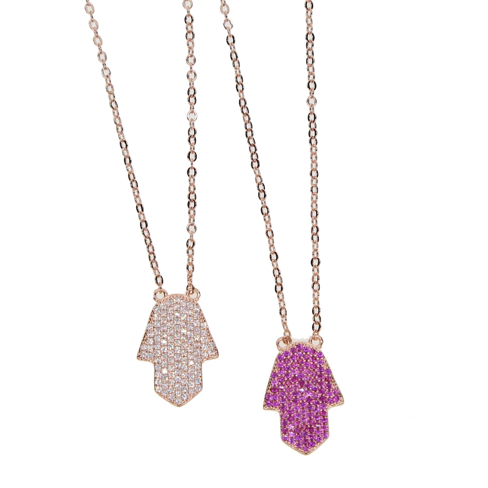 Женское золотое ожерелье fatima's hand Золотое микро ожерелье|fashion necklace|necklace fashionnecklace