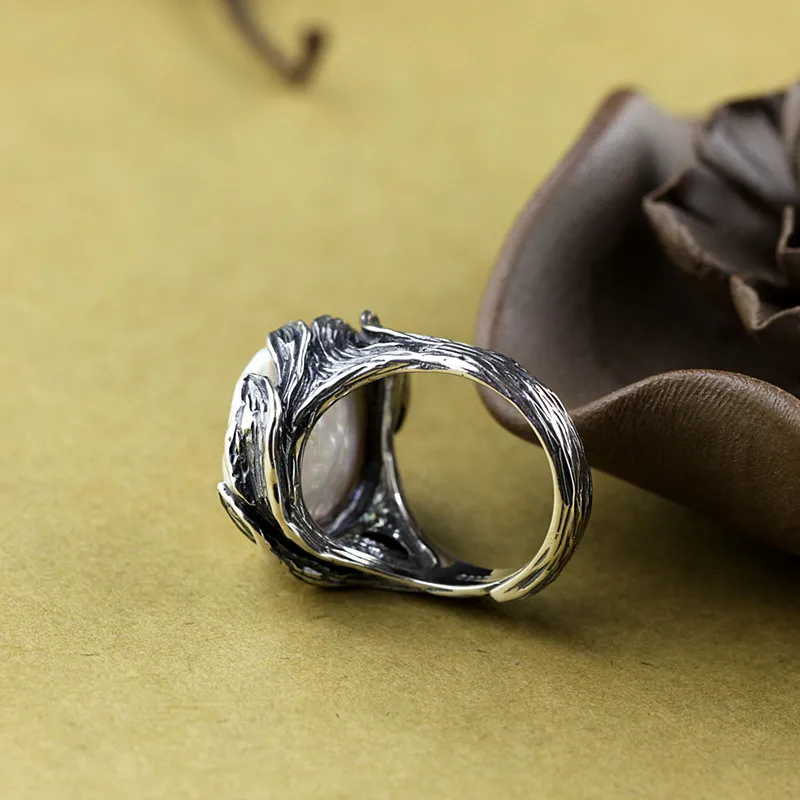 Женское кольцо из серебра 925 пробы с натуральным жемчугом|ring design|ring forrings for women |