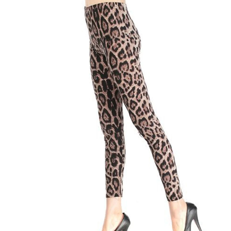 Bigsweety Women Fitness Push Up Pants New Sexy Highstreet Leopard Print Long Leggings High Waist Elasticity Workout | Женская одежда