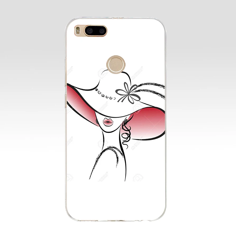 262AQ женский векторный силиконовый мягкий ТПУ чехол для телефона xiaomi redmi 4a 6a 4x note 5a