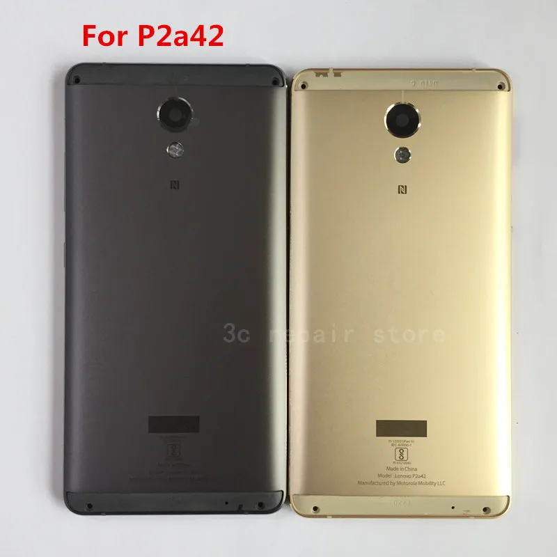 Менее, но лучше оригинальная новая задняя крышка для lenovo P2 P2A42 Верхняя Нижняя панель корпуса P2C72 крышка батареи с боковой кнопкой