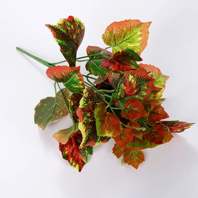3 4 м искусственные листья зеленые растения цветы листва домашний декор