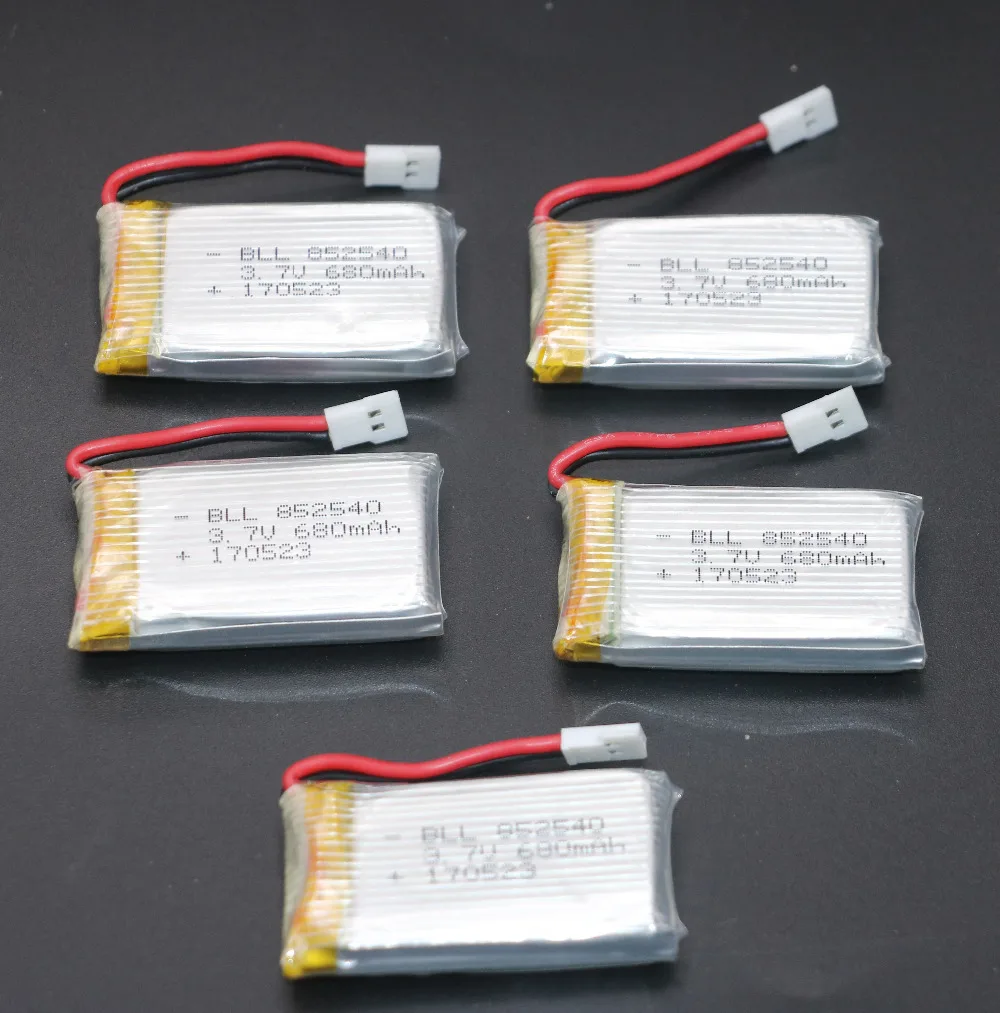 5 в 1 Lipo Батарея Зарядное устройство X5+ 5 шт. 3,7 в 680 мА/ч, 20C Lipo Батарея для Syma X5C X5C-1 X5A X5 X5SC X5SW H5C V931 CX30W CX30