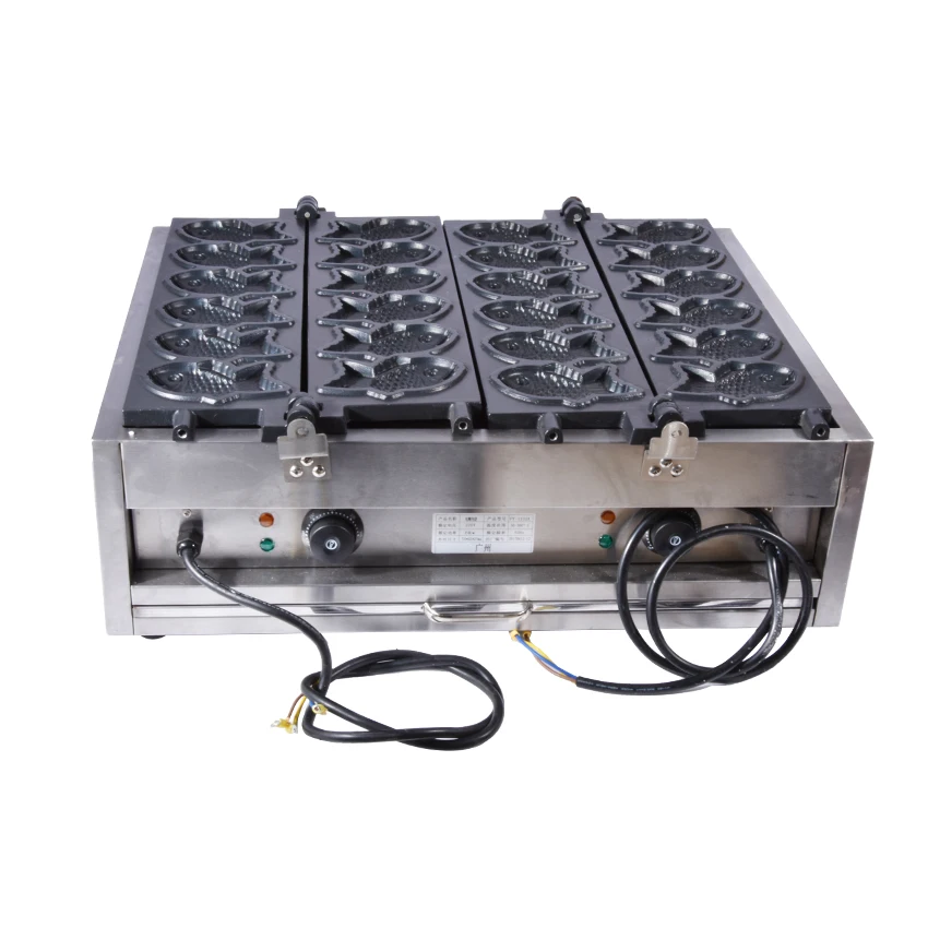 1 шт. FY 1102A 220 В 6000 Вт вафельница Taiyaki для рыбы антипригарная машина хорошего
