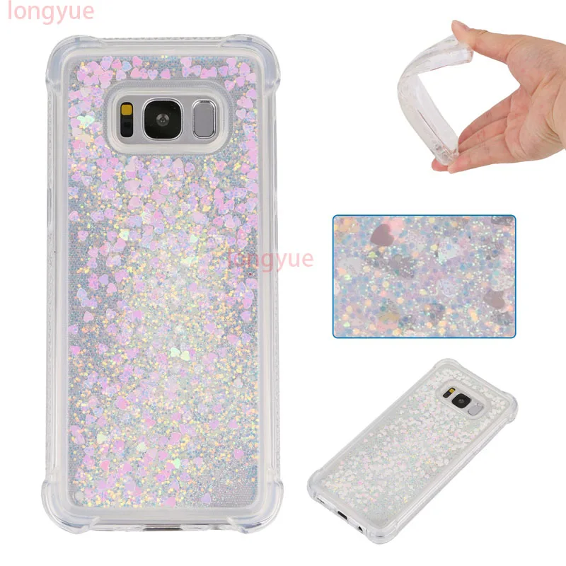 Для samsung Galaxy S8 чехол для случае Coque жидкий силикон мягкие Нескользящие осень ТПУ