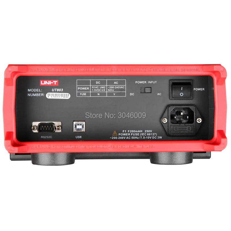 Настольный цифровой мультиметр UNI T UT803 высокоточный с функцией True RMS