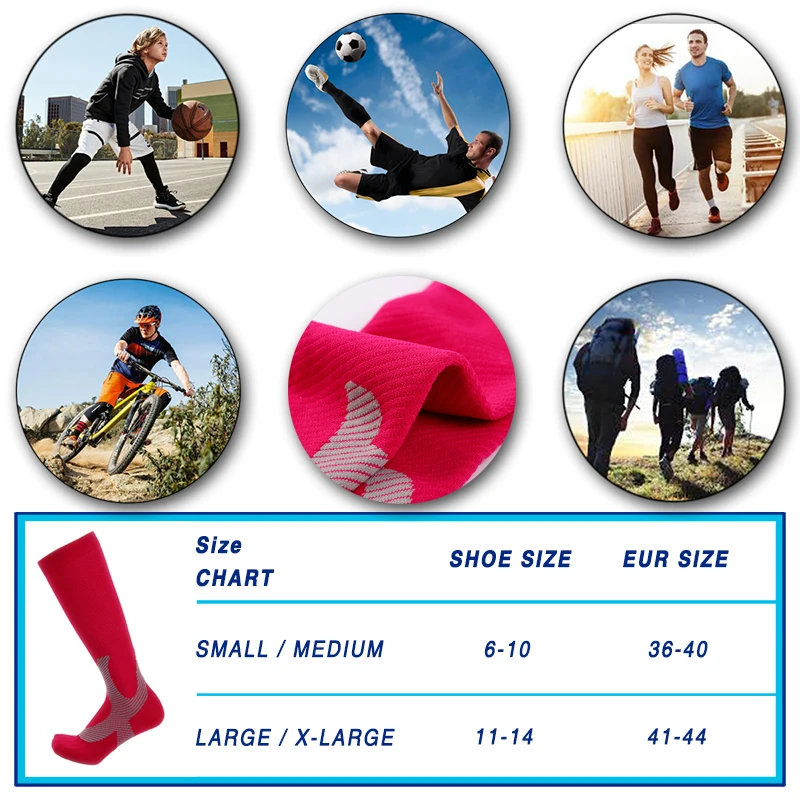 Findcool велосипедные Футбольные гетры дышащие спортивные носки баскетбольные