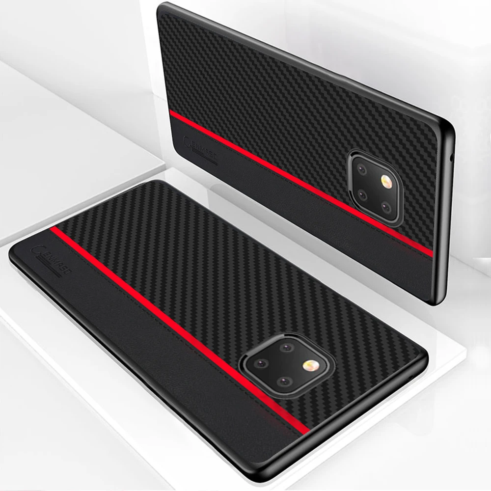 Для huawei mate 20 Pro 30 чехол Оригинальное углеродное волокно Кожаный противоударный чехол для huawei mate 30 20 P20 P30 Pro P20 Lite чехол