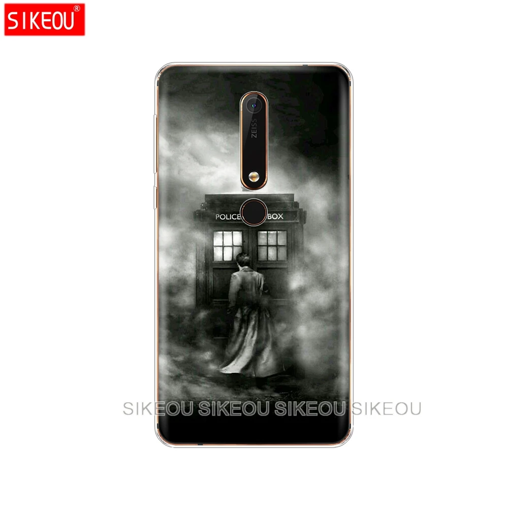 Силиконовый чехол для телефона Nokia 5 3 6 7 PLUS 8 9 /Nokia 1 2 2018 Tardis Box Doctor Who | Мобильные