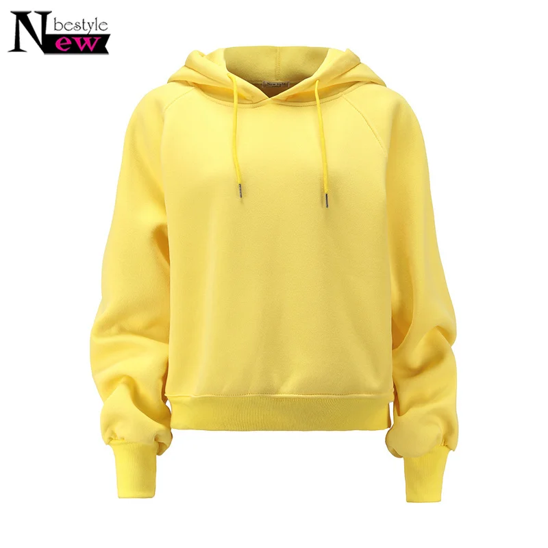 Newbestyle модные Для мужчин женщин Сплошной Цвет Толстовки с шапка хип-хоп человек