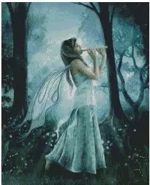 Рукоделие люди лес Феи 14 карат не напечатаны для вышивки сделай сам DMC крестиком