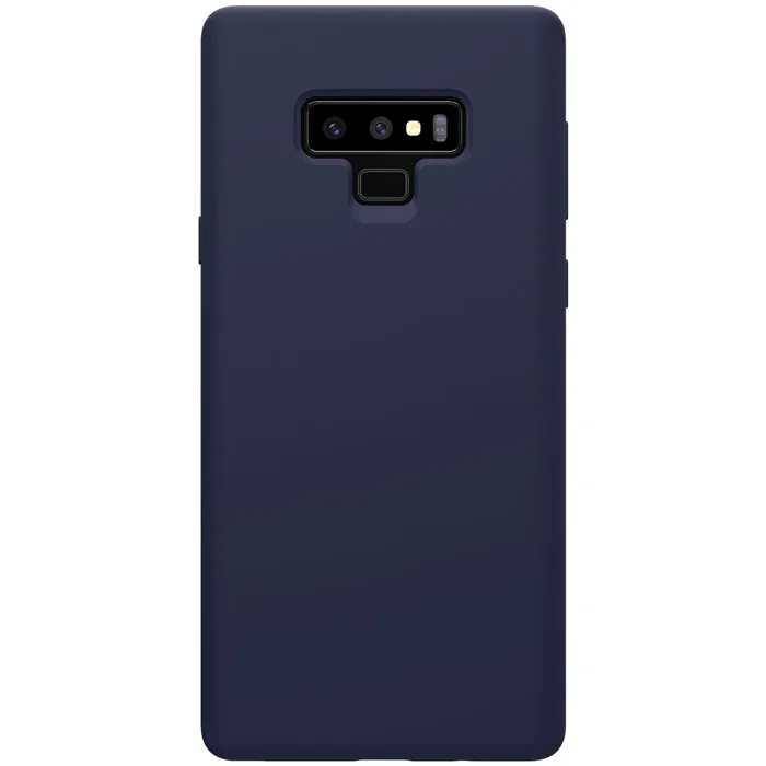 Защитный чехол Nillkin Flex Pure Тонкий мягкий жидкий силиконовый резиновый противоударный чехол для телефона для samsung Note 9 10 10+ Note 10 Plus 5G чехол - Цвет: Синий
