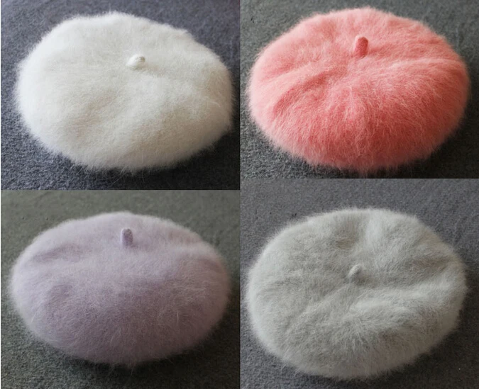 Женская меховая шапка из натуральной норки повседневная ручной работы модель FP702