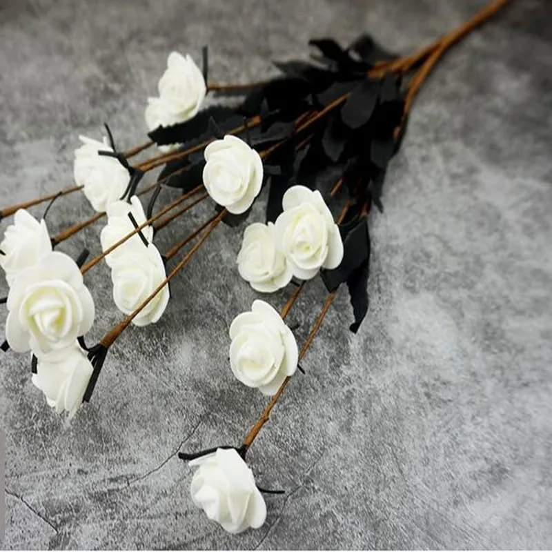length 65cm 15Pieces Red Purple pink Artificial Rose Flower Wedding Decoration Valentine's Day gift fake flower
