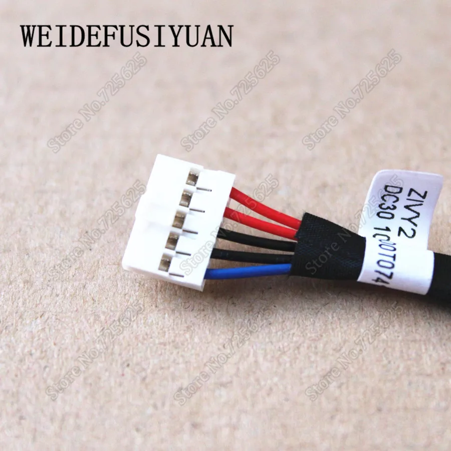 

5pcs New AC DC Power Jack Plug Socket Cable Harness For Lenovo Yoga Y40 Y70 G50 Y50 Y50-70 series