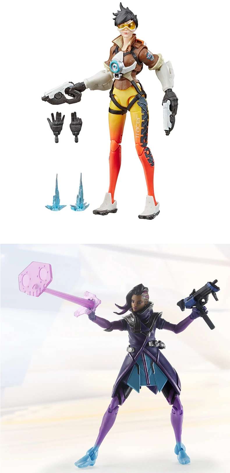 Hasbro Overwatch Ultimates Tracer Sombra Lucio Blackwatch Reyes 6 дюймов Коллекционные Фигурки Лидер продаж популярные на рынке