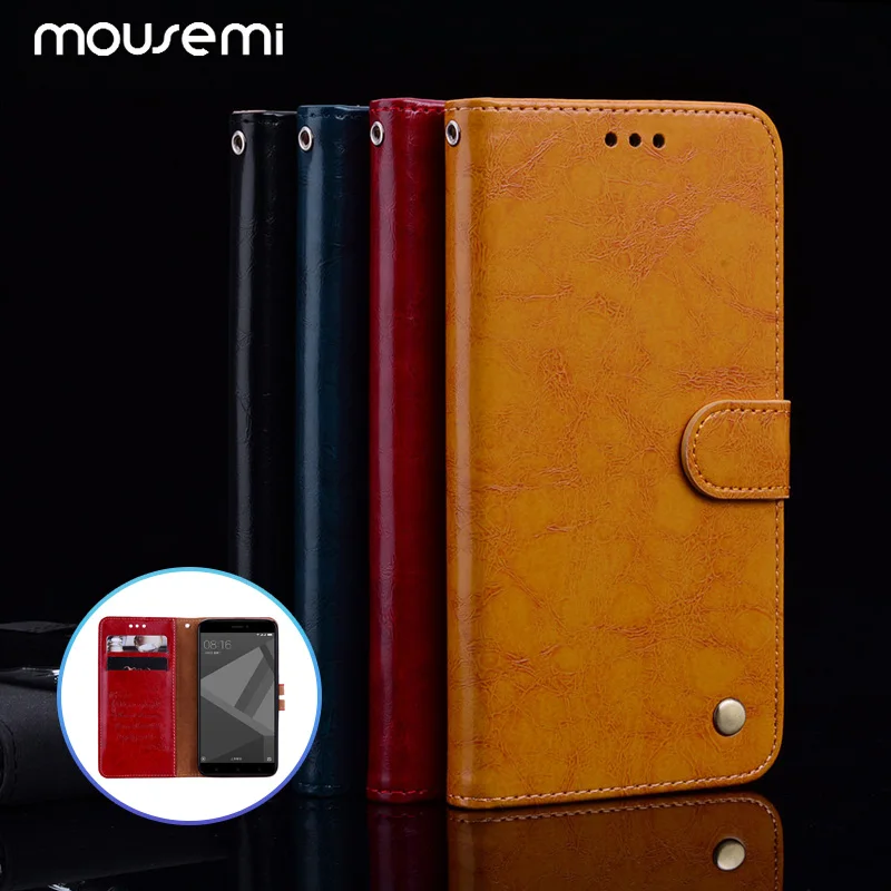 Чехол mousmi Redmi 4X для Xiaomi Note откидные чехлы телефонов мужские кожаные бумажники 4