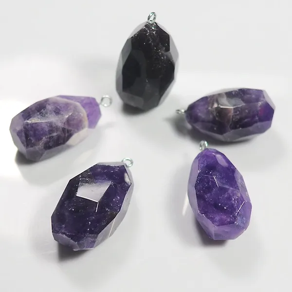 Joya 2019 новый разрез лица неоформленный камень природный камень ожерелье подвеска китайского стиля для дам народностей.