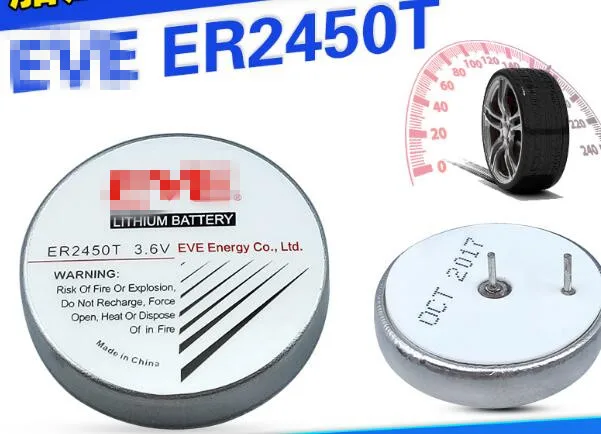 1 шт. ER2450T TLH-2450 универсальная Кнопка 3 6 V батарея налоговый контроль ER2450 |