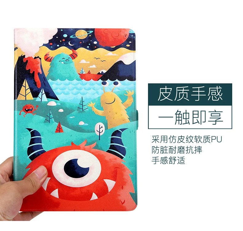 Чехол с откидной крышкой и подставкой с рисунком для huawei MediaPad M5 Lite 10 BAH2-W19 BAH2-L09 W09 10,", мягкий силиконовый чехол+ чехол