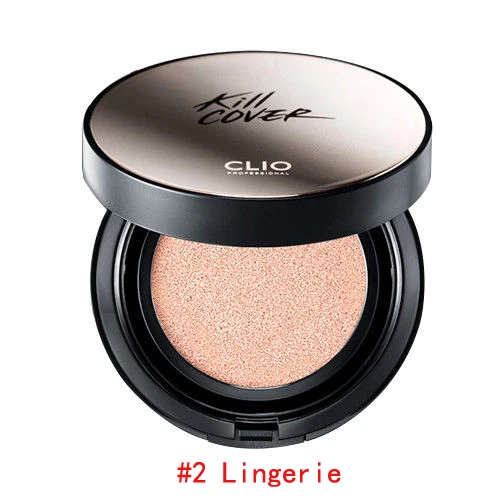 CLIO Kill Cover Founwear Cushion XP SPF50+ 15 г+ Refill 15 г Cushion BB Cream Cover Осветляющий консилер основа для макияжа лица - Цвет: 02 Lingerie