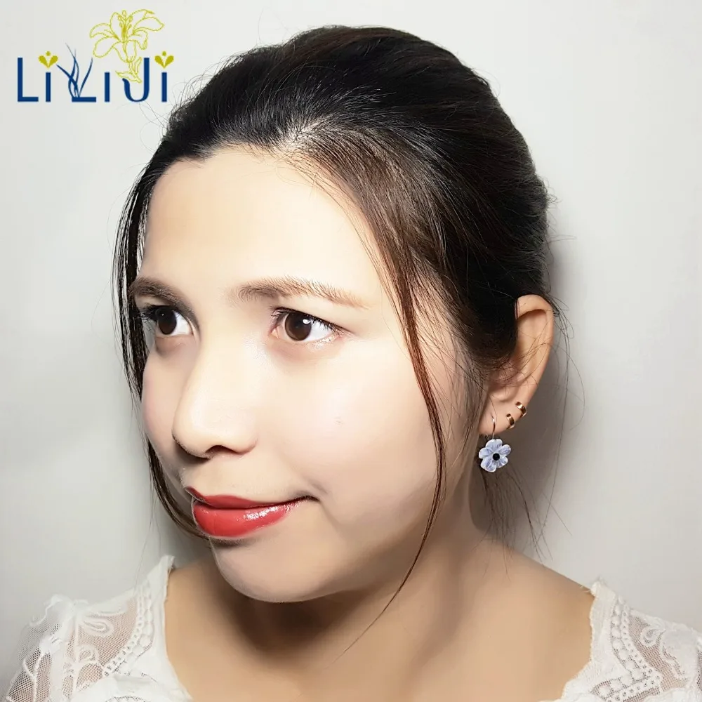 Lii Ji настоящие серьги шпинели из серебра с опалом и пресноводным